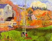 Paul Gauguin Breton Landscape oil
